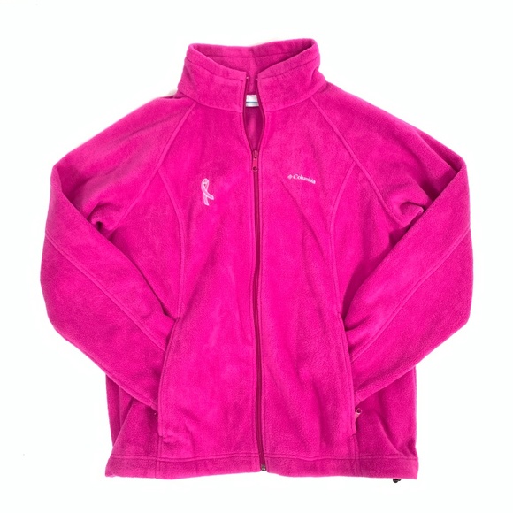 Columbia Jackets & Blazers - COLUMBIA x Breastcancer Full-Zip Fleece Jacket